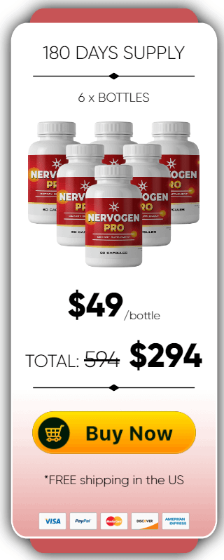 Nervogen Pro 6 Bottles Supplement